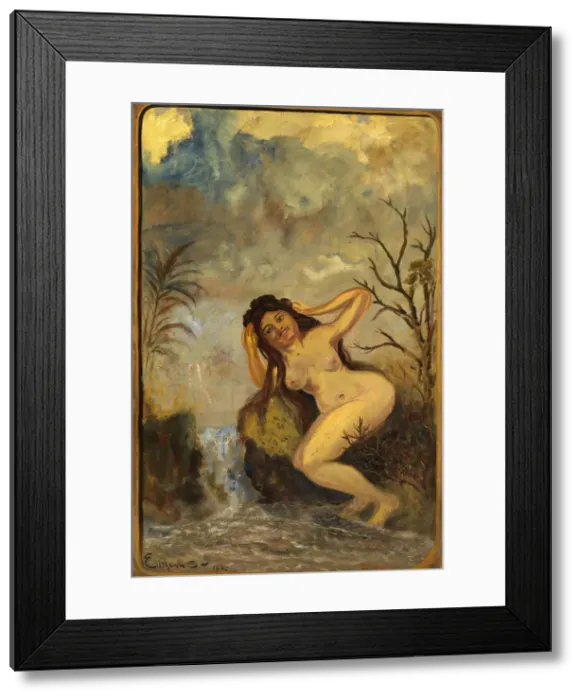 Framed Print : Portrait of Rose Marie, 1916. Creator: Louis Michel Eilshemius Framed Print : Portrait of Rose Marie, 1916. Creator: Louis Michel Eilshemius