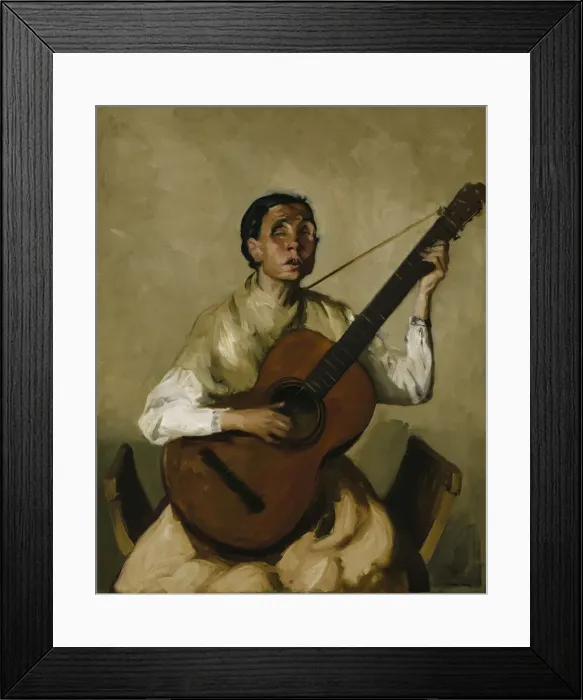Framed Print : Blind Spanish Singer, 1912. Creator: Robert Henri Framed Print : Blind Spanish Singer, 1912. Creator: Robert Henri