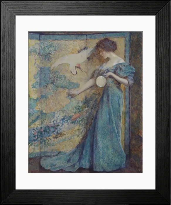Framed Print : The Mirror, ca. 1910. Creator: Robert Reid Framed Print : The Mirror, ca. 1910. Creator: Robert Reid