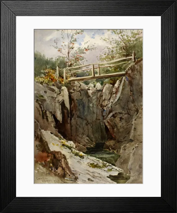 Framed Print : Curmillon, Mid-Wales, 1884. Creator: Peter Toft Framed Print : Curmillon, Mid-Wales, 1884. Creator: Peter Toft