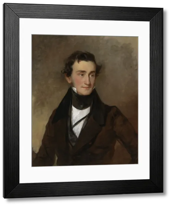 Framed Print : Solomon White Roberts, 1835. Creator: Manuel Joachim de Franca Framed Print : Solomon White Roberts, 1835. Creator: Manuel Joachim de Franca