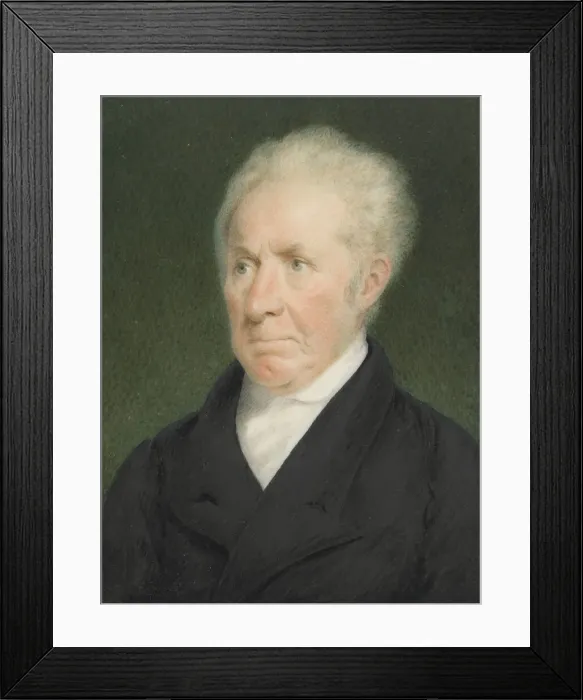 Framed Print : Gilbert Stuart, c. 1825. Creator: Sarah Goodridge Framed Print : Gilbert Stuart, c. 1825. Creator: Sarah Goodridge