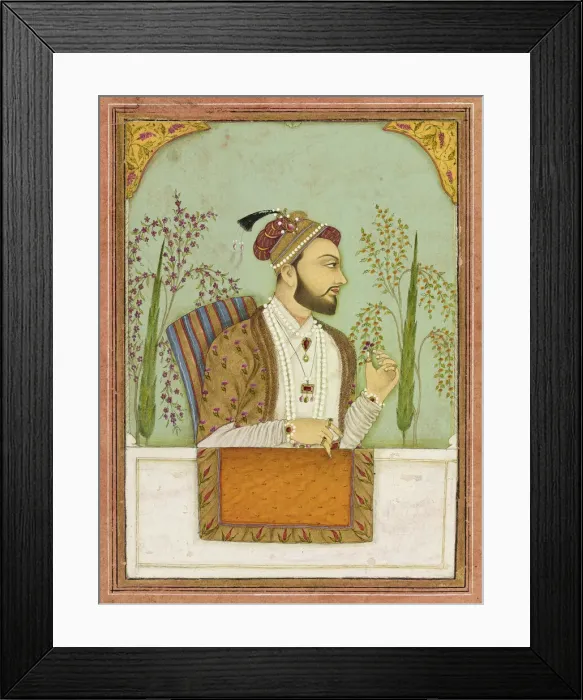Framed Print : A nobleman, dated 1687. Creator: Son of Ruknuddin Framed Print : A nobleman, dated 1687. Creator: Son of Ruknuddin