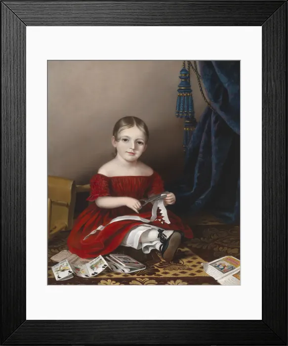 Framed Print : Mary Leypold Griffith (1838-1841), 1841. Creator: Sarah Miriam Peale Framed Print : Mary Leypold Griffith (1838-1841), 1841. Creator: Sarah Miriam Peale