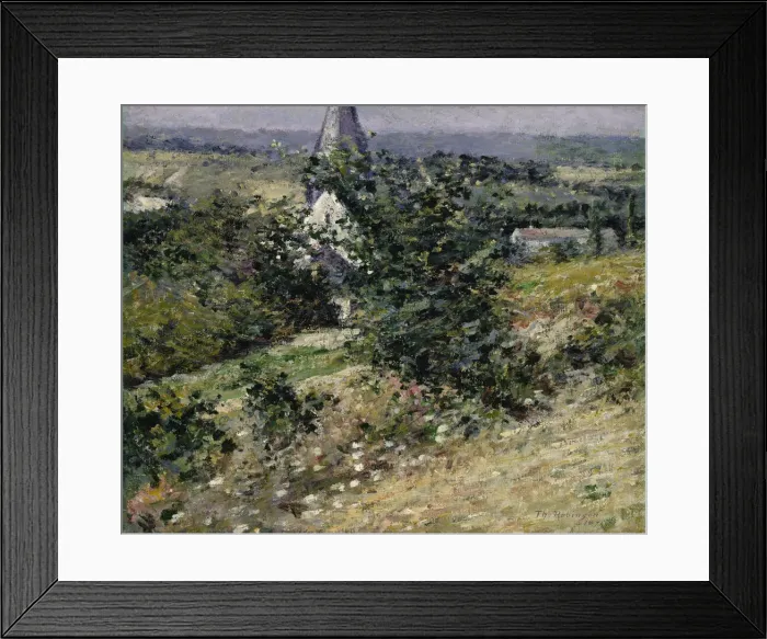 Framed Print : Old Church at Giverny, 1891. Creator: Theodore Robinson Framed Print : Old Church at Giverny, 1891. Creator: Theodore Robinson