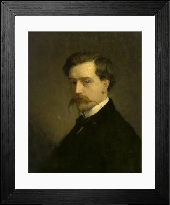 Framed Print : Richard Morris Hunt, c. 1849. Creator: Thomas Couture Framed Print : Richard Morris Hunt, c. 1849. Creator: Thomas Couture