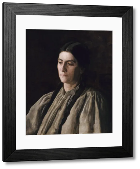 Framed Print : Mother (Annie Williams Gandy), ca. 1903. Creator: Thomas Eakins Framed Print : Mother (Annie Williams Gandy), ca. 1903. Creator: Thomas Eakins