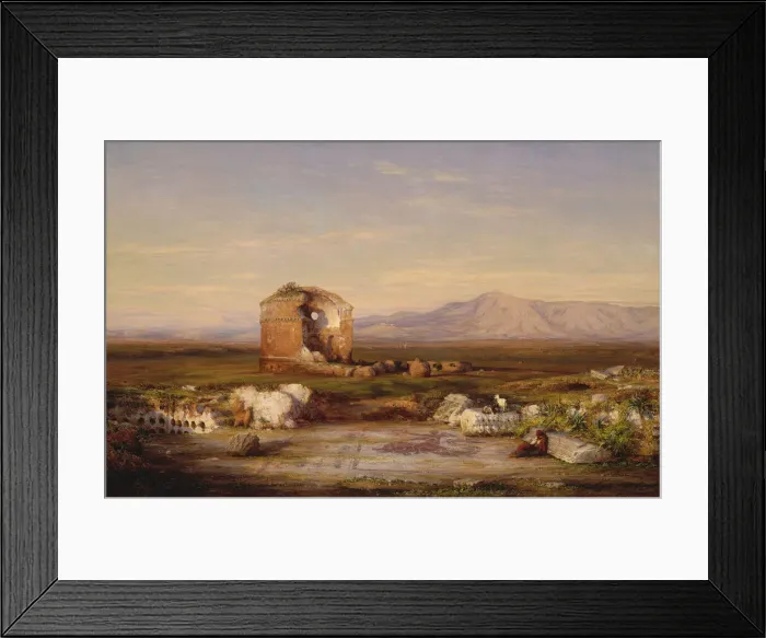 Framed Print : Torre di Schiavi, 1865. Creator: Thomas Hiram Hotchkiss Framed Print : Torre di Schiavi, 1865. Creator: Thomas Hiram Hotchkiss