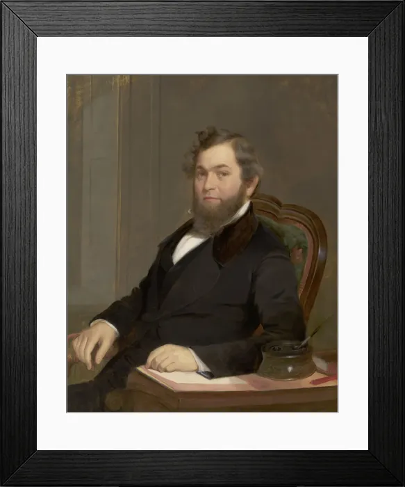 Framed Print : William George Fargo, c. 1855. Creator: Thomas Le Clear Framed Print : William George Fargo, c. 1855. Creator: Thomas Le Clear