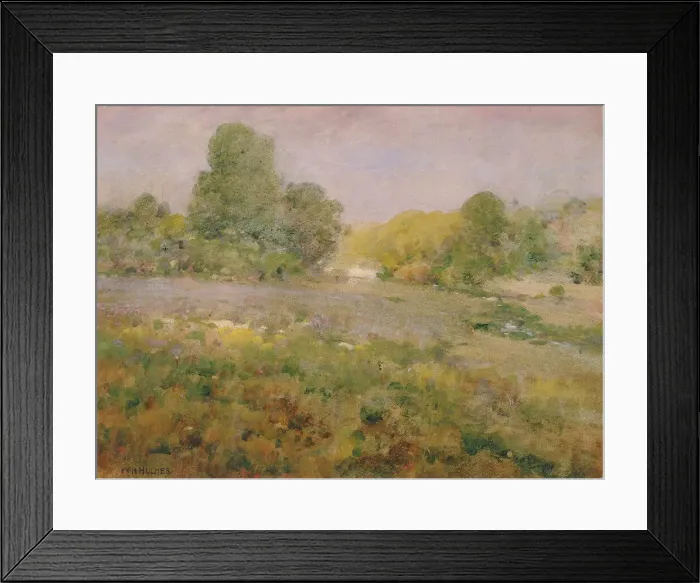 Framed Print : Field of Varicolored Grasses in Late Summer (In the Virginia Hills), n. d Framed Print : Field of Varicolored Grasses in Late Summer (In the Virginia Hills), n. d