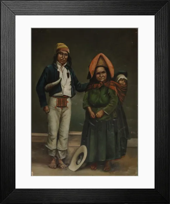 Framed Print : Aymara Indians, ca. 1890-1892. Creator: Unknown Framed Print : Aymara Indians, ca. 1890-1892. Creator: Unknown