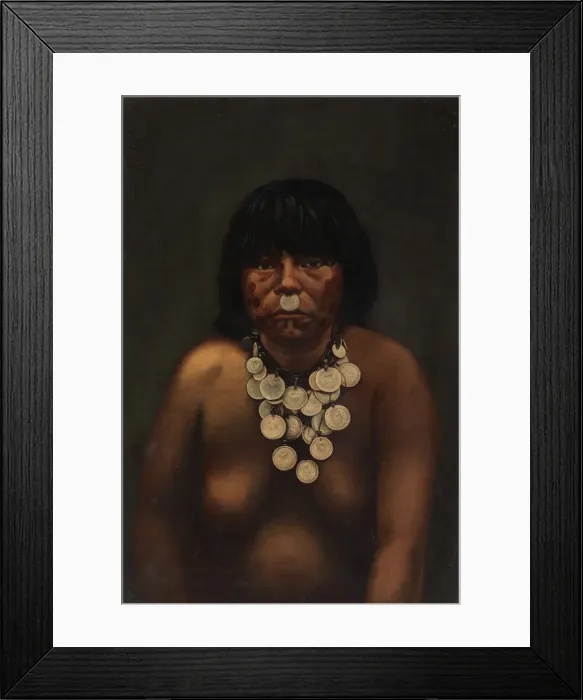 Framed Print : Cashivo Woman, ca. 1890-1892. Creator: Unknown Framed Print : Cashivo Woman, ca. 1890-1892. Creator: Unknown