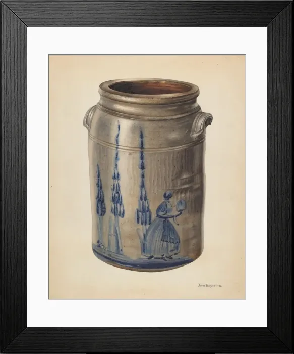 Framed Print : Jar, c. 1937. Creator: John Tarantino Framed Print : Jar, c. 1937. Creator: John Tarantino