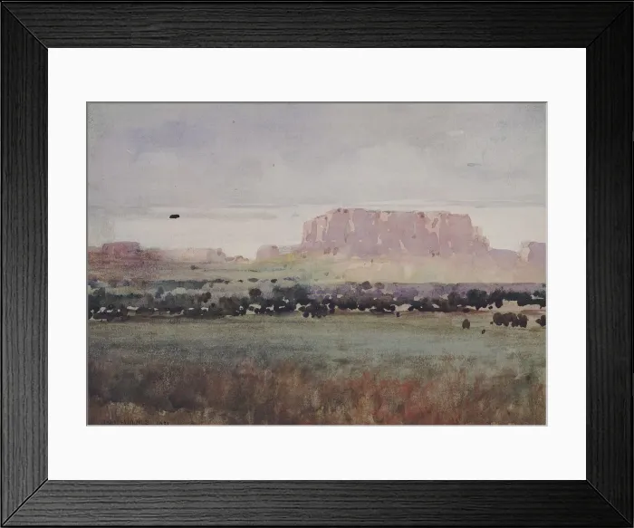 Framed Print : In the Plateau Country, Colorado, 1931. Creator: William Henry Holmes Framed Print : In the Plateau Country, Colorado, 1931. Creator: William Henry Holmes