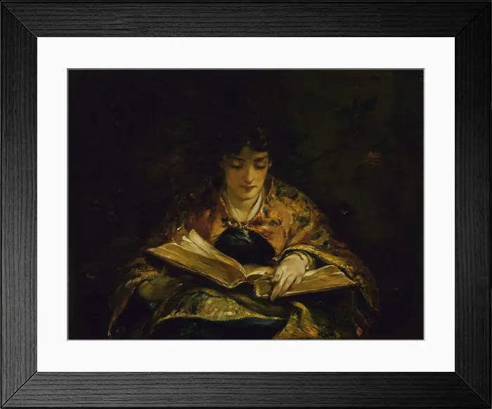 Framed Print : Among the Old Poets, 19th century. Creator: Walter Shirlaw Framed Print : Among the Old Poets, 19th century. Creator: Walter Shirlaw