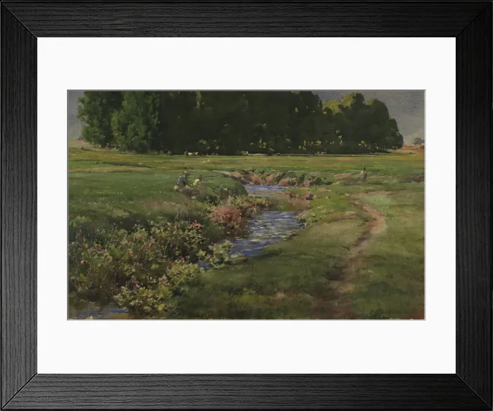 Framed Print : The Babbling Brook, n. d. Creator: William Henry Holmes Framed Print : The Babbling Brook, n. d. Creator: William Henry Holmes