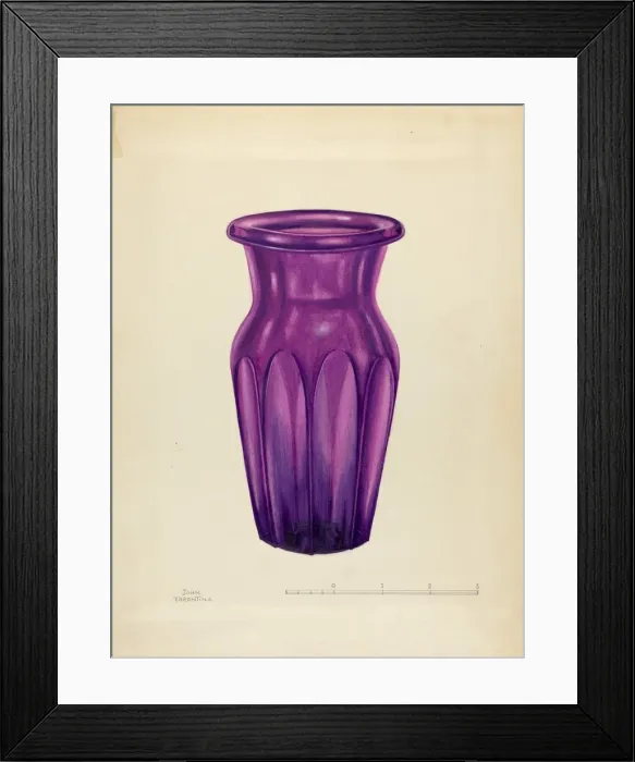 Framed Print : Vase, c. 1940. Creator: John Tarantino Framed Print : Vase, c. 1940. Creator: John Tarantino