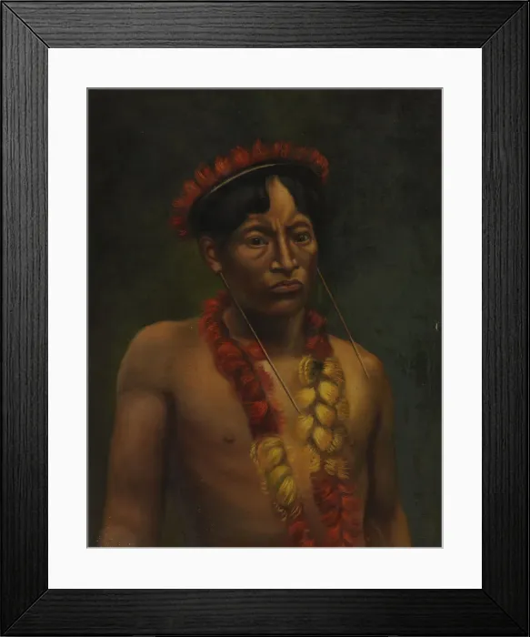 Framed Print : Conibo Indian, ca. 1890-1892. Creator: Unknown Framed Print : Conibo Indian, ca. 1890-1892. Creator: Unknown