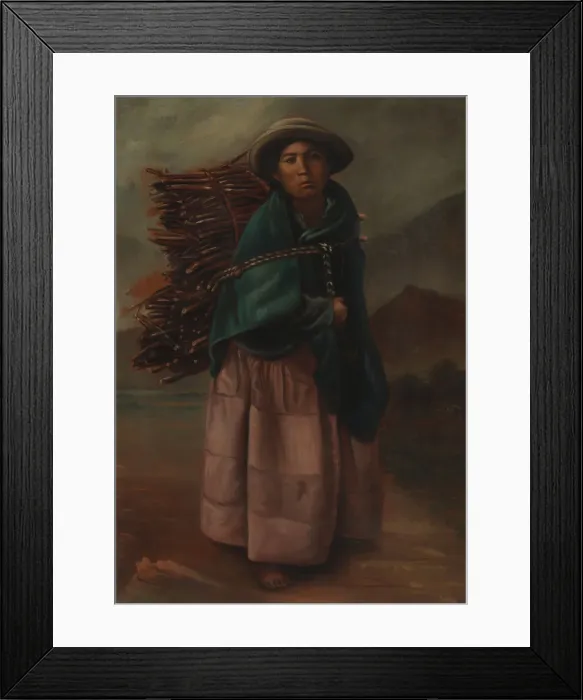 Framed Print : Quechua Girl, ca. 1890-1892. Creator: Unknown Framed Print : Quechua Girl, ca. 1890-1892. Creator: Unknown