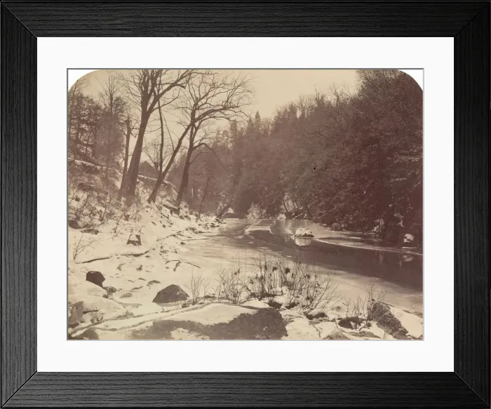 Framed Print : On the Brandywine, c. 1866. Creator: John Moran Framed Print : On the Brandywine, c. 1866. Creator: John Moran