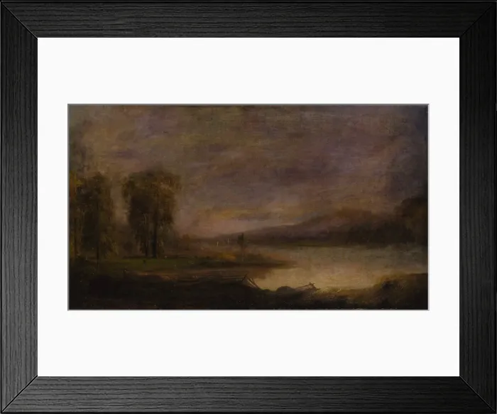 Framed Print : Landscape with Lake, 1864. Creator: Robert Seldon Duncanson Framed Print : Landscape with Lake, 1864. Creator: Robert Seldon Duncanson