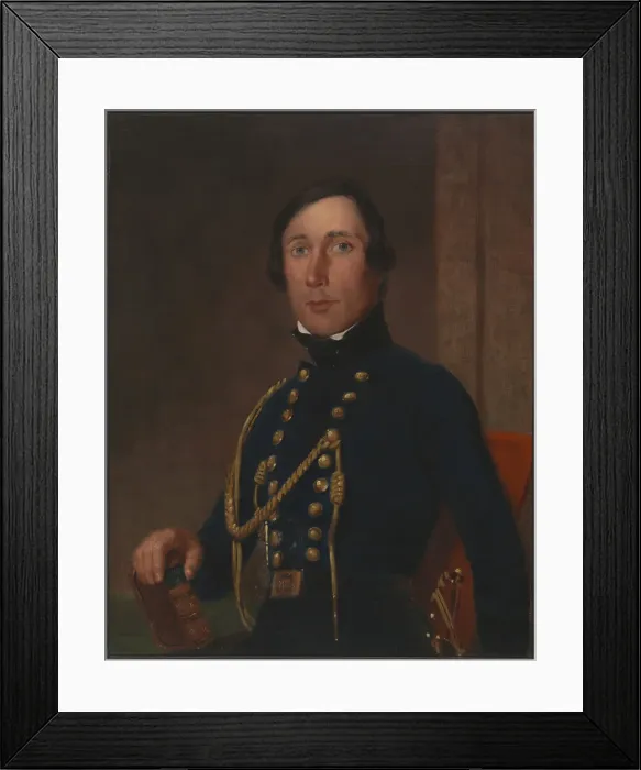 Framed Print : Colonel William Shakespeare King, ca. 1825. Creator: Unknown Framed Print : Colonel William Shakespeare King, ca. 1825. Creator: Unknown