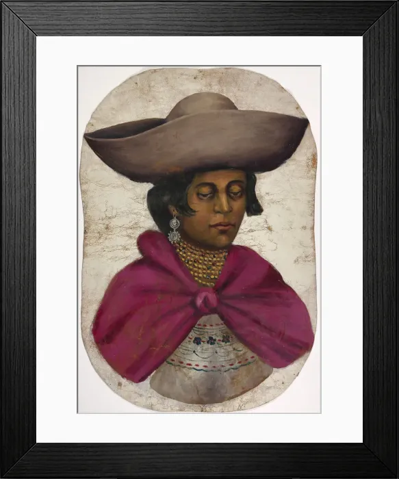 Framed Print : Quechua Indian Woman, ca. 1920. Creator: Unknown Framed Print : Quechua Indian Woman, ca. 1920. Creator: Unknown