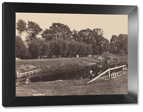Windsor Lock, 1862. Creator: Victor A Prout