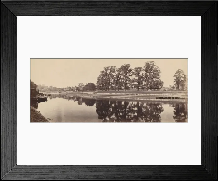 Framed Print : Hampton Court (Second View), 1862. Creator: Victor A Prout Framed Print : Hampton Court (Second View), 1862. Creator: Victor A Prout