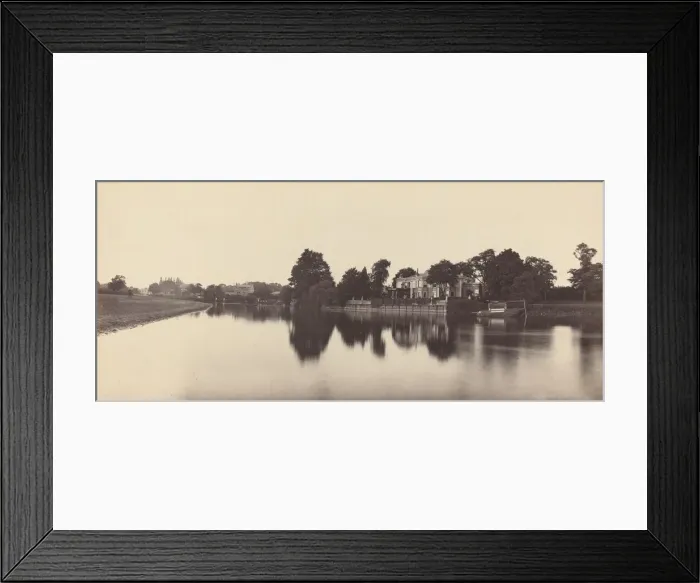 Framed Print : Halliford, 1862. Creator: Victor A Prout Framed Print : Halliford, 1862. Creator: Victor A Prout