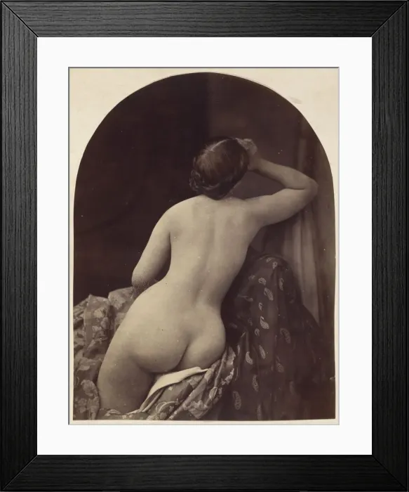 Framed Print : Ariadne, 1857. Creator: Oscar Gustav Rejlander Framed Print : Ariadne, 1857. Creator: Oscar Gustav Rejlander