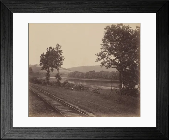 Framed Print : East View of Standing Stone, c. 1895. Creator: William H Rau Framed Print : East View of Standing Stone, c. 1895. Creator: William H Rau