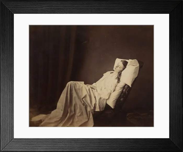 Framed Print : She Never Told Her Love, 1857. Creator: Henry Peach Robinson Framed Print : She Never Told Her Love, 1857. Creator: Henry Peach Robinson
