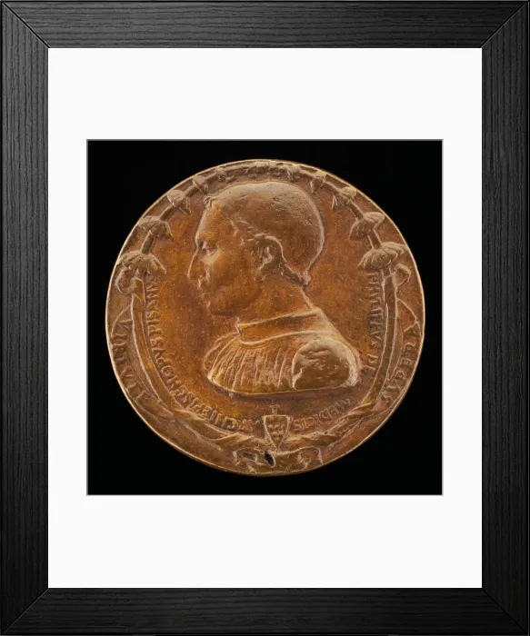 Framed Print : Filippo de Medici, Archbishop of Pisa, 1462-1474 [obverse]