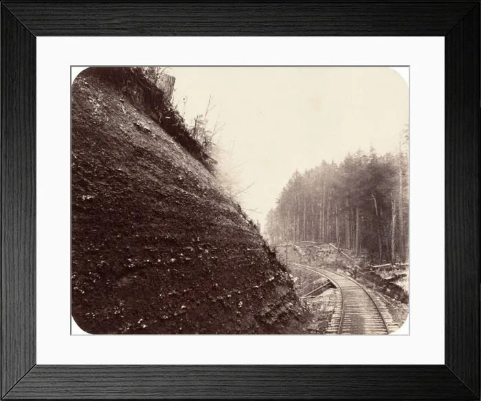 Framed Print : Atlantic & Great Western Railway, 1862. Creator: James Fitzallen Ryder Framed Print : Atlantic & Great Western Railway, 1862. Creator: James Fitzallen Ryder
