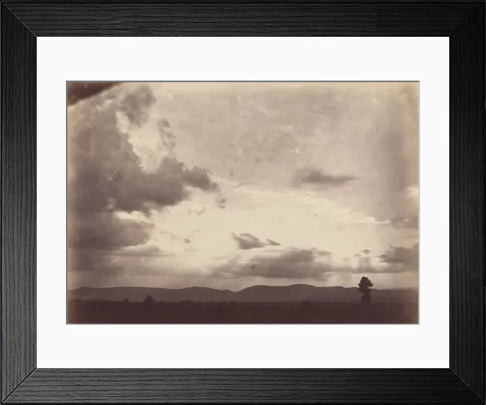 Framed Print : Cloud Study, Roman Campagna, c. 1860. Creator: Carlo Baldassare Simelli Framed Print : Cloud Study, Roman Campagna, c. 1860. Creator: Carlo Baldassare Simelli