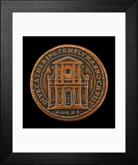 Framed Print : Facade of Santa Caterina dei Funari, Rome [reverse], 1561