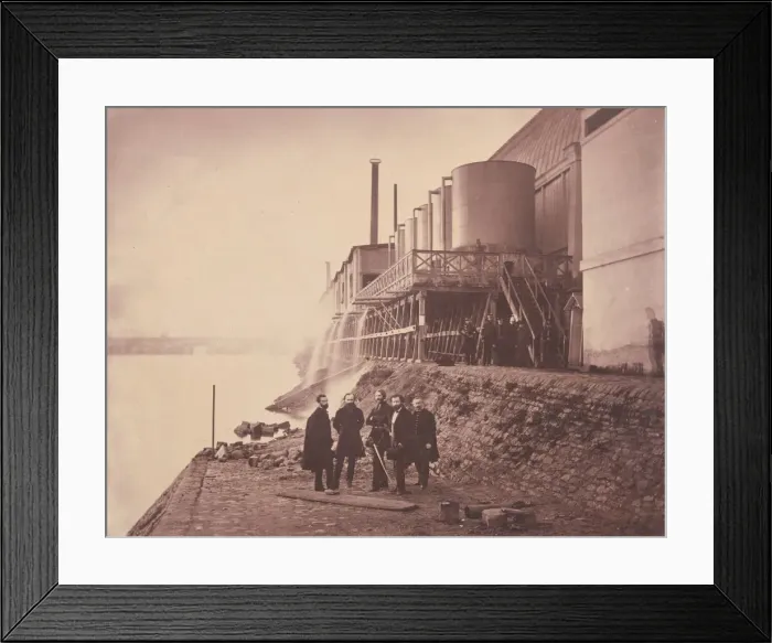 Framed Print : Water Tanks Outside of Annex, Paris Exposition Universelle, 1855 Framed Print : Water Tanks Outside of Annex, Paris Exposition Universelle, 1855