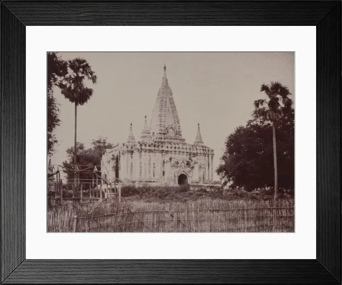 Framed Print : Thayet Myo: Pagoda on the South of Cantonment, August 8, 1855 Framed Print : Thayet Myo: Pagoda on the South of Cantonment, August 8, 1855
