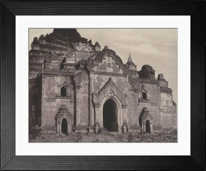 Framed Print : Pugahm Myo: East Facade of Damayangyee Pagoda, August 20-24, 1855 Framed Print : Pugahm Myo: East Facade of Damayangyee Pagoda, August 20-24, 1855