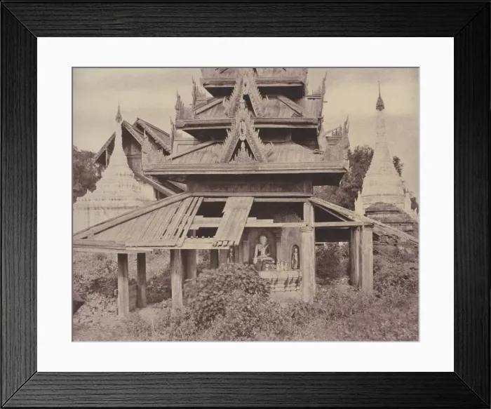 Framed Print : Tsagain Myo: Ruined Tazoung, August 29-30, 1855. Creator: Captain Linnaeus Tripe Framed Print : Tsagain Myo: Ruined Tazoung, August 29-30, 1855. Creator: Captain Linnaeus Tripe