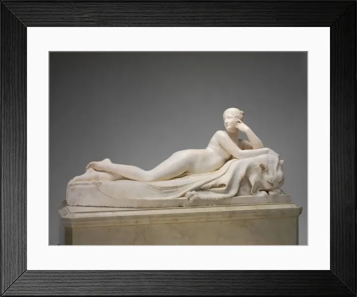 Framed Print : Naiad, model 1815 / 1817, carved 1820 / 1823. Creator: Antonio Canova Framed Print : Naiad, model 1815 / 1817, carved 1820 / 1823. Creator: Antonio Canova