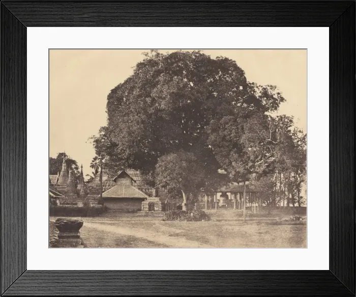 Framed Print : Rangoon: Great Bell of the Shwe Dagon Pagoda, November 1855 Framed Print : Rangoon: Great Bell of the Shwe Dagon Pagoda, November 1855