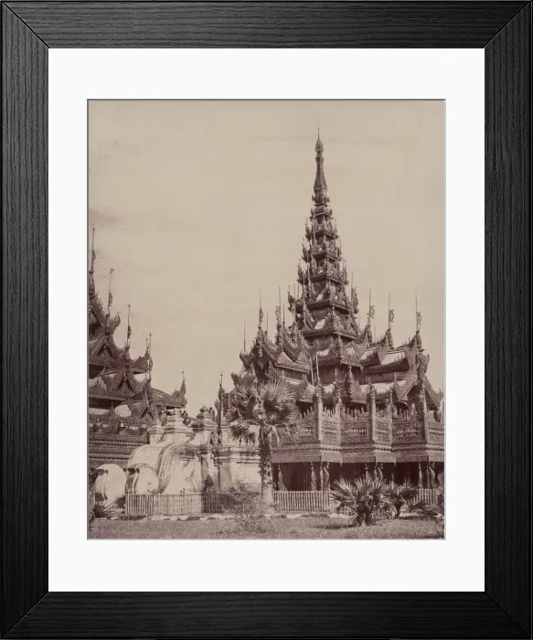 Framed Print : Amerapoora: Pyathat of Kyoung No. 93, September 1-October 21, 1855 Framed Print : Amerapoora: Pyathat of Kyoung No. 93, September 1-October 21, 1855