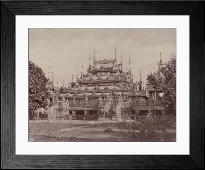 Framed Print : Amerapoora: Maha-oung-meeay-liy-mhan Kyoung, September 1-October 21, 1855 Framed Print : Amerapoora: Maha-oung-meeay-liy-mhan Kyoung, September 1-October 21, 1855