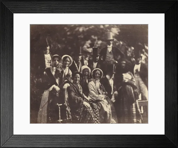 Framed Print : Wedding Group, c. 1852 or 1853. Creator: Benjamin Brecknell Turner Framed Print : Wedding Group, c. 1852 or 1853. Creator: Benjamin Brecknell Turner