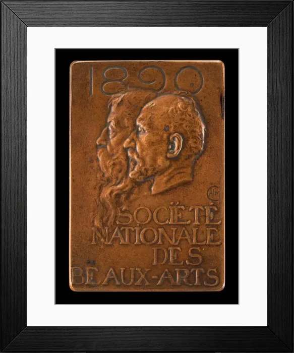 Framed Print : SocieteNationale des Beaux-Arts: Jean-Louis Ernest Meissonier and Pierre Puvis Framed Print : SocieteNationale des Beaux-Arts: Jean-Louis Ernest Meissonier and Pierre Puvis