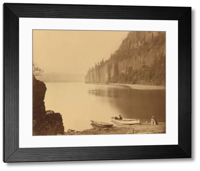 Framed Print : Cape Horn, Columbia River, 1867. Creator: Carleton Emmons Watkins Framed Print : Cape Horn, Columbia River, 1867. Creator: Carleton Emmons Watkins
