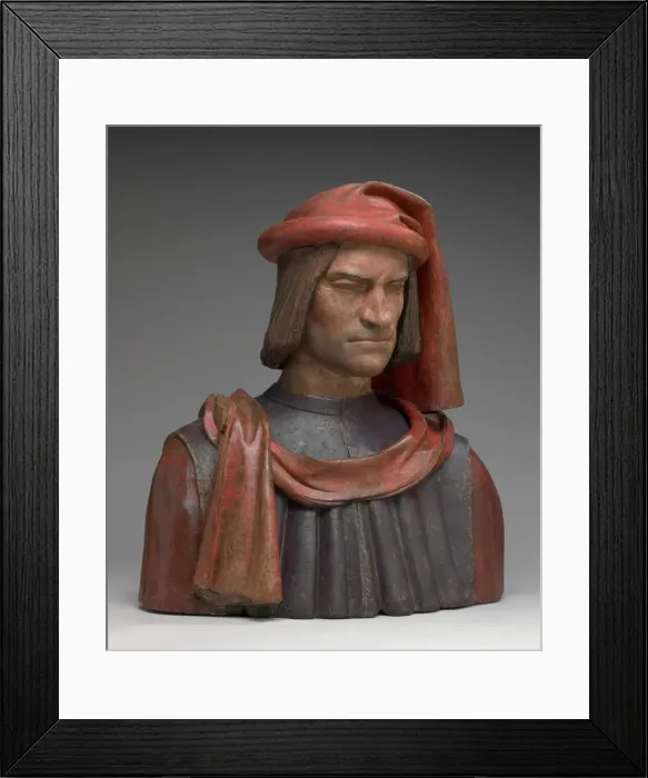 Framed Print : Lorenzo de Medici, possibly 1513 / 1520. Creator: Unknown Framed Print : Lorenzo de Medici, possibly 1513 / 1520. Creator: Unknown