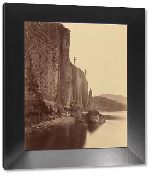 Cape Horn, Columbia River, Oregon, 1867. Creator: Carleton Emmons Watkins